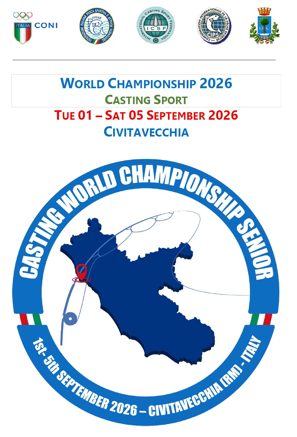 2026年 キャスティングスポーツ世界選手権 開催案内