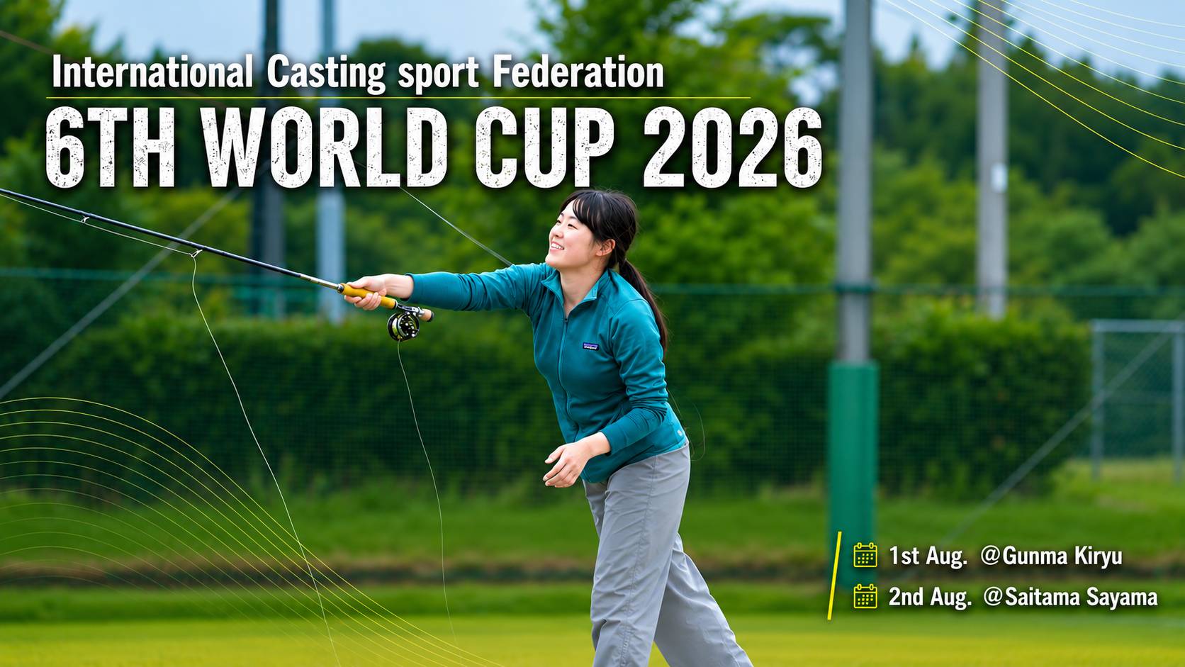 6th World Cup 2026 and Fly Casting Competition 開催案内